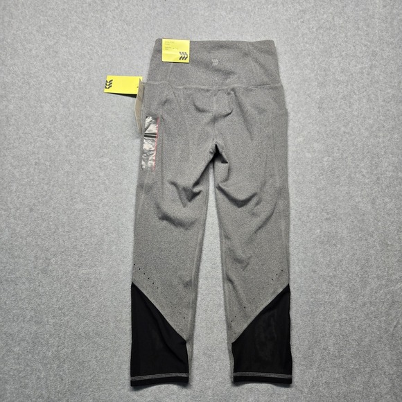 All In Motion Sculpted Linear Pants Womens XS Gray High-Rise Capri‎ Side Pockets - Picture 6 of 12
